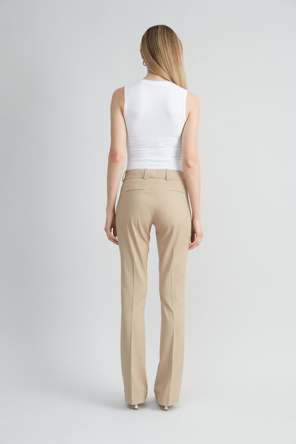 Women Stretch Cotton Fit & Flare Pant | Elie Tahari