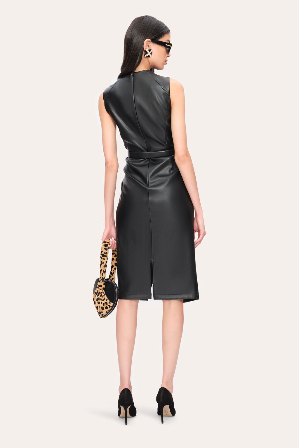 Women Vegan Leather Dress | Elie Tahari