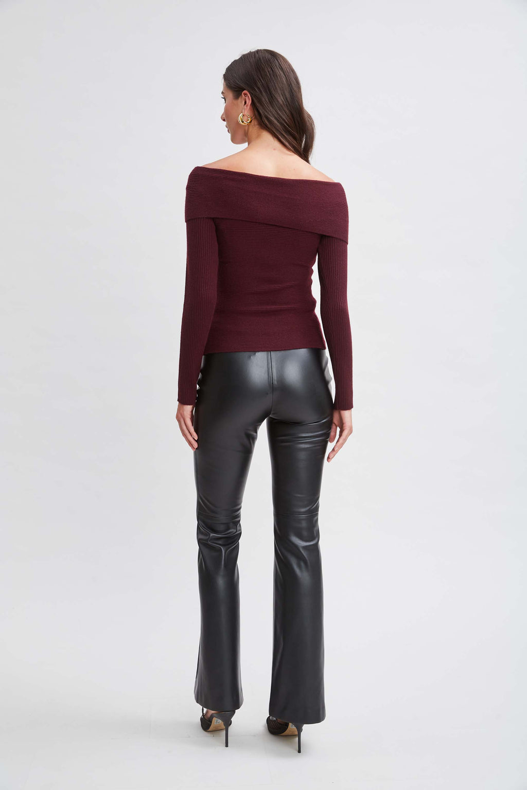 Women Cross Shoulder Cashmere Merino Sweater | Elie Tahari