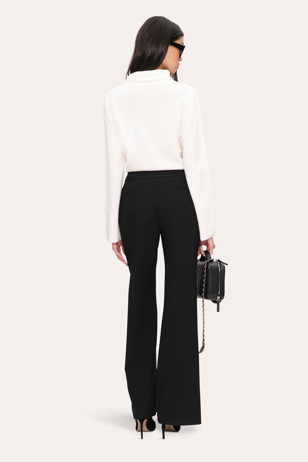 Women Pearl Cash-Wool Sweater | Elie Tahari