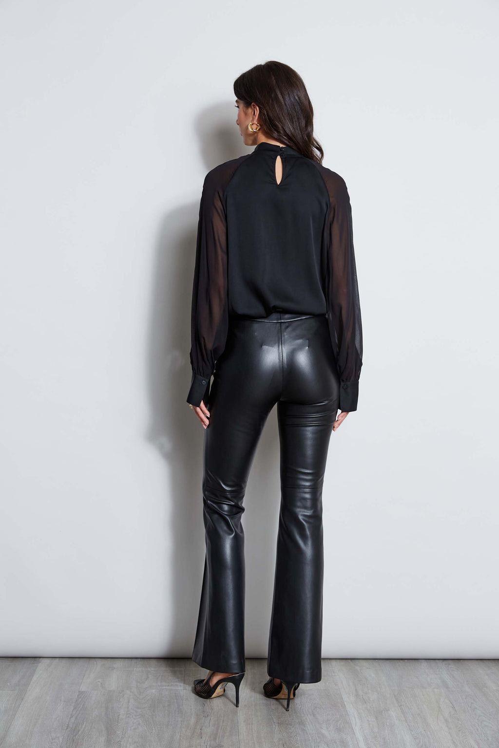 Women Silk Twist Keyhole Shirt | Elie Tahari