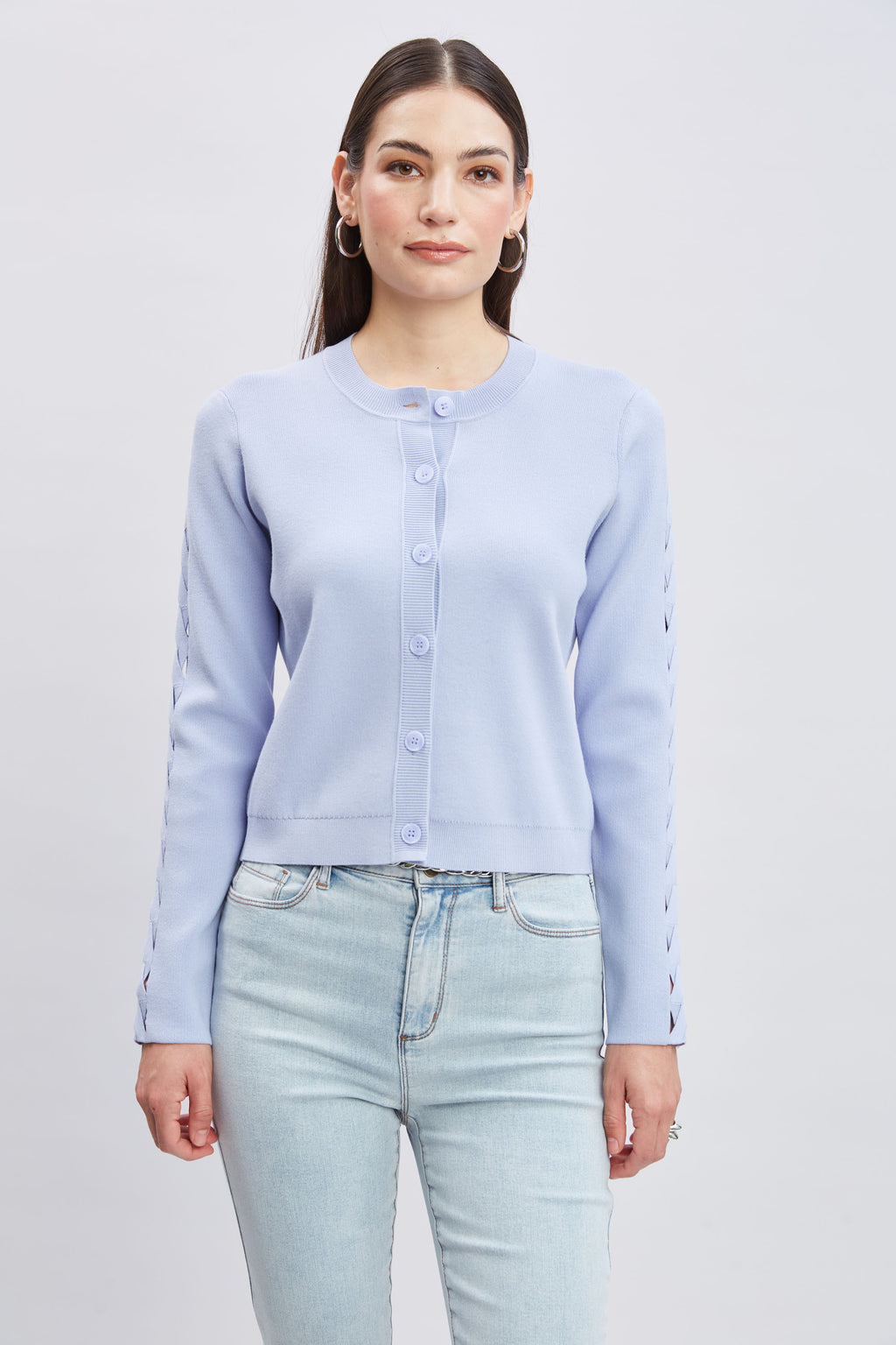 Women Cut Out Cardigan | Elie Tahari