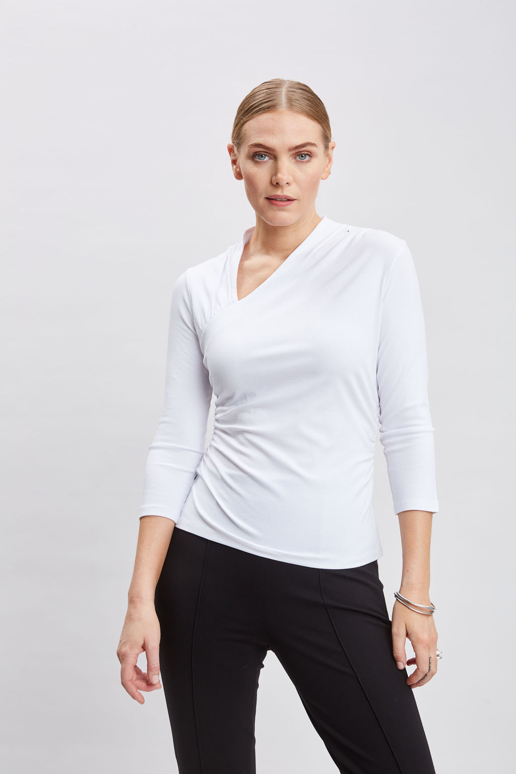 Women Asymmetric Rib Knit | Elie Tahari
