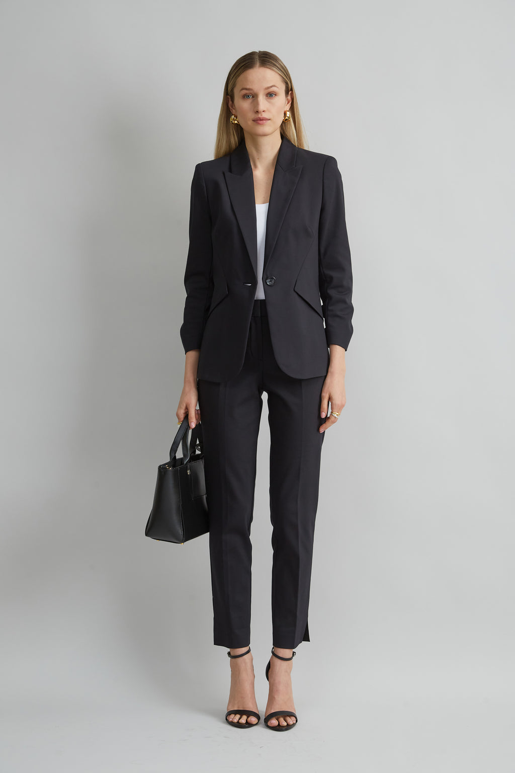 Women Cotton Slim Slit Pant | Elie Tahari