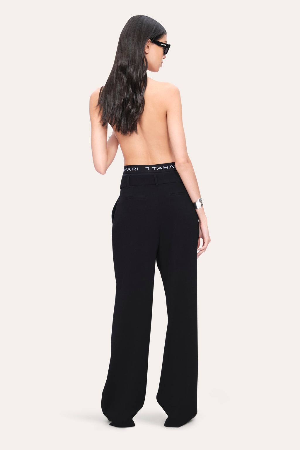 Women Crepe Pleated Pant | Elie Tahari