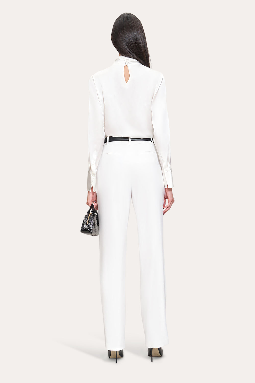 Women Crepe Pleated Pant | Elie Tahari