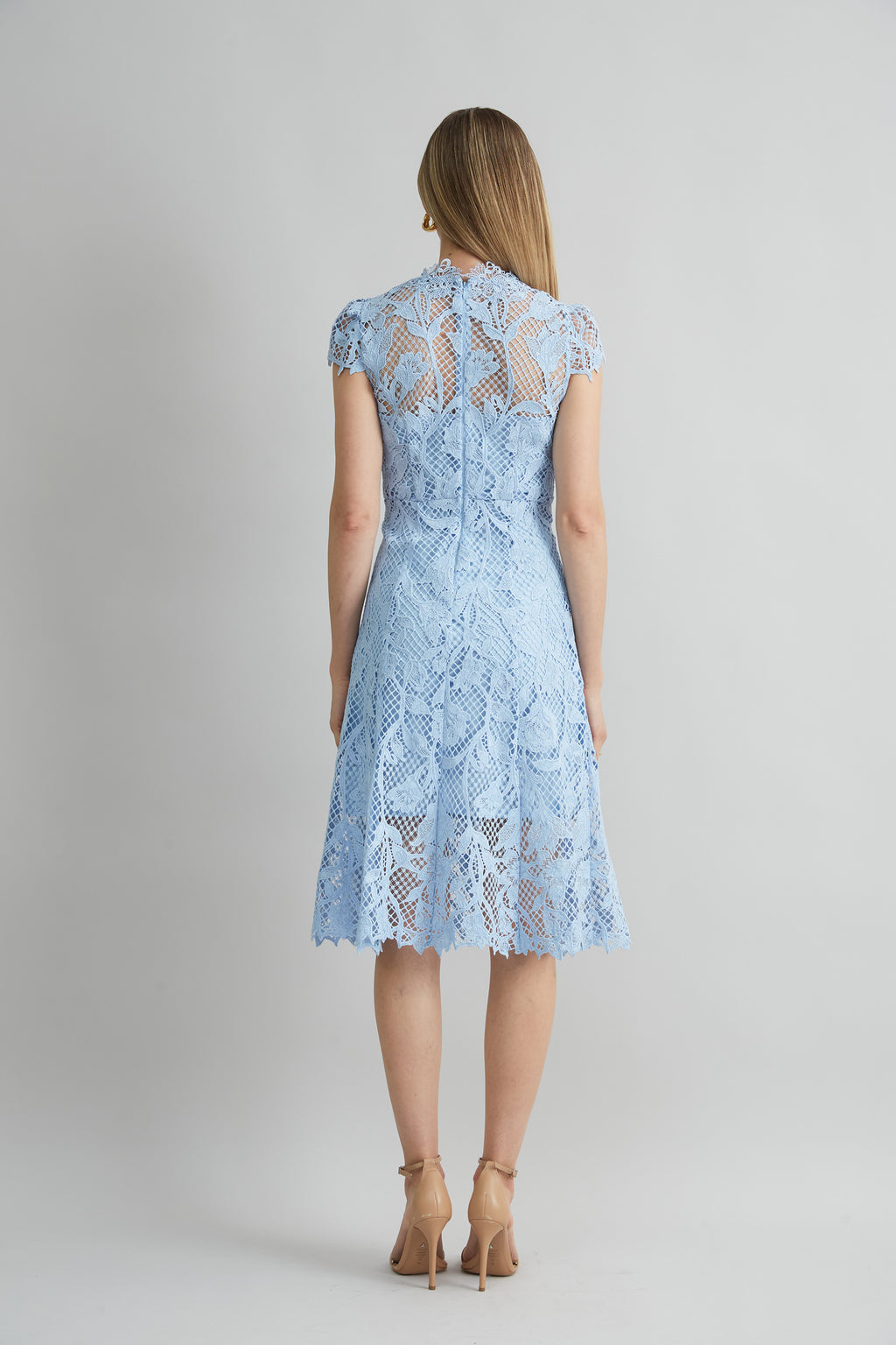 Women Floral Lace Midi Dress | Elie Tahari