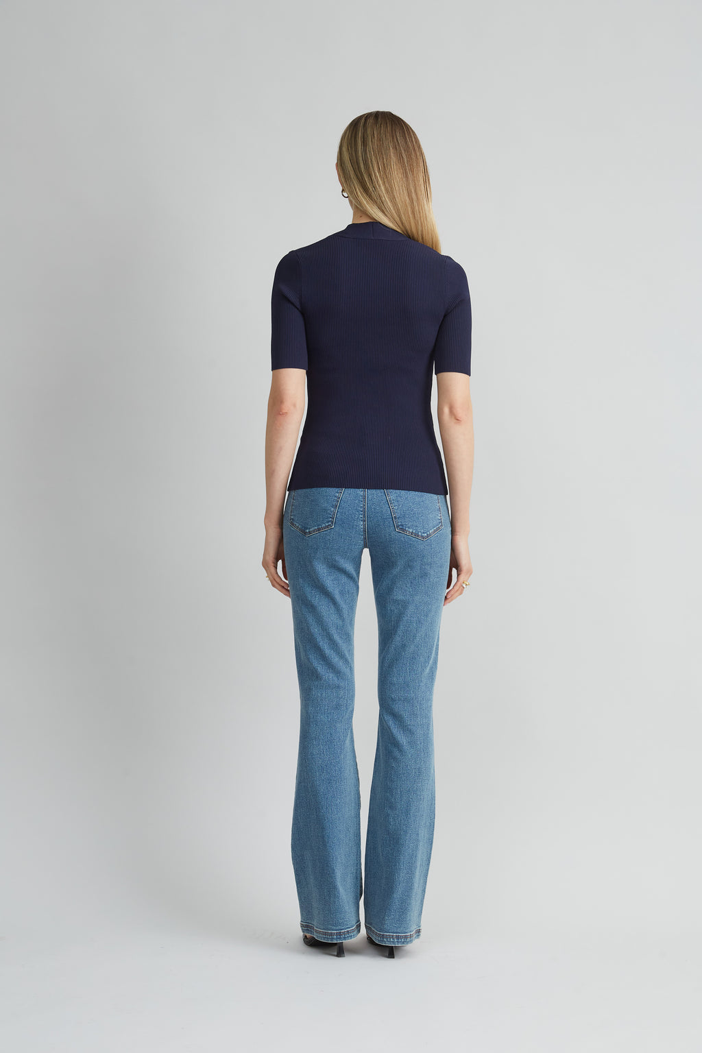 Women Short Sleeve Cable Twist Sweater | Elie Tahari