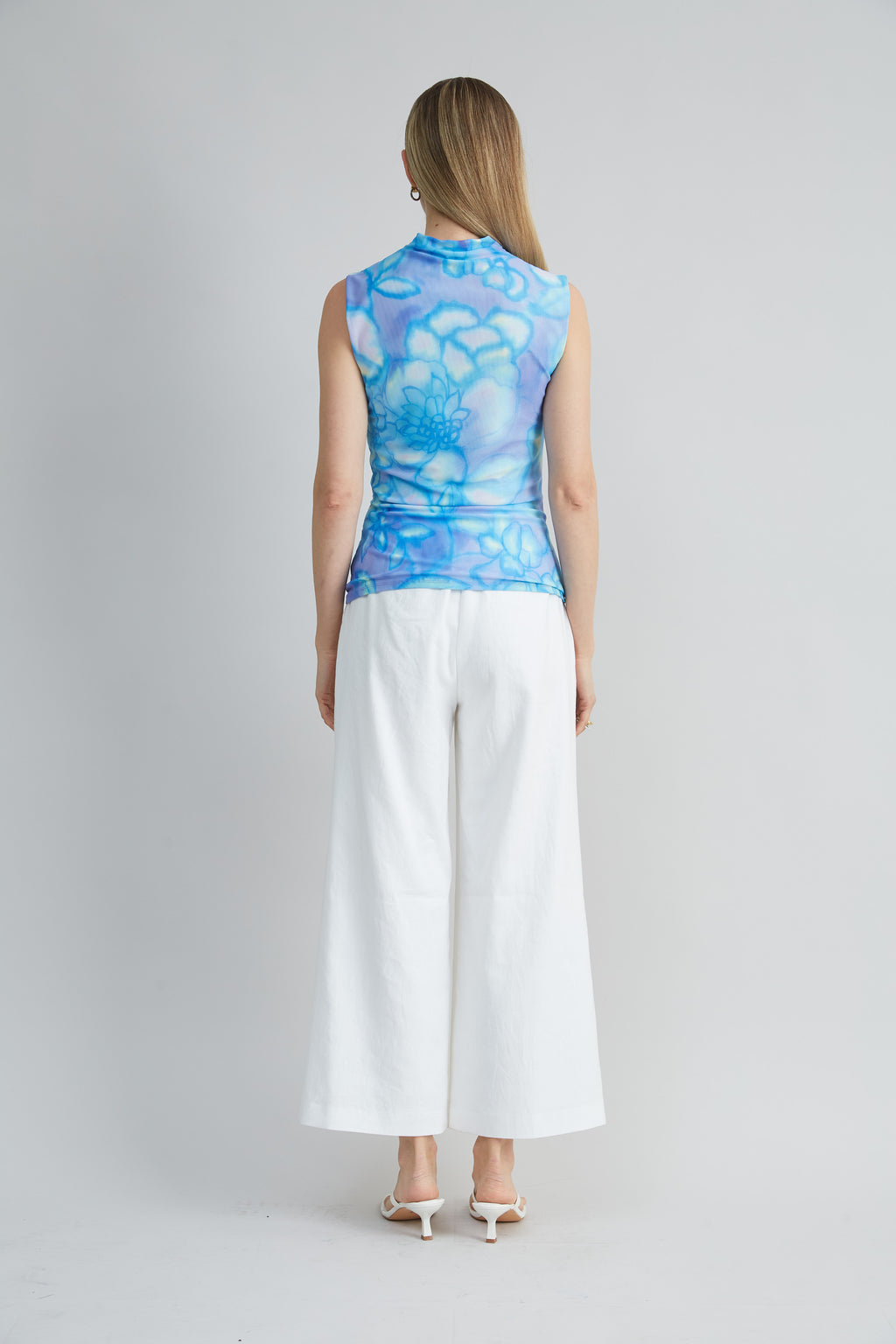 Women Watercolor Garden Mesh Knit | Elie Tahari
