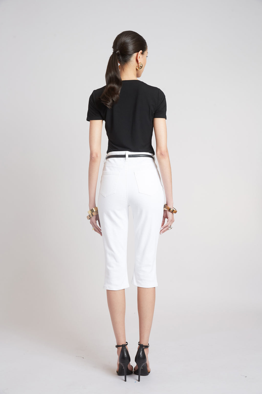 Women Asymmetric Knot T-Shirt | Elie Tahari