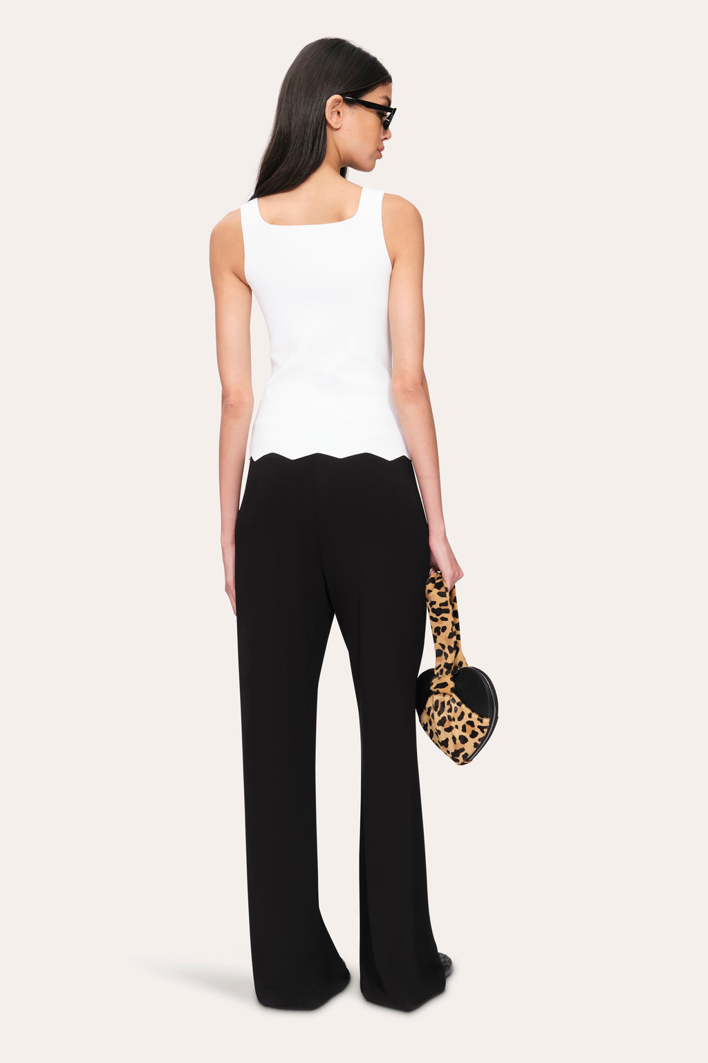 Women Scallop Hem Tank | Elie Tahari