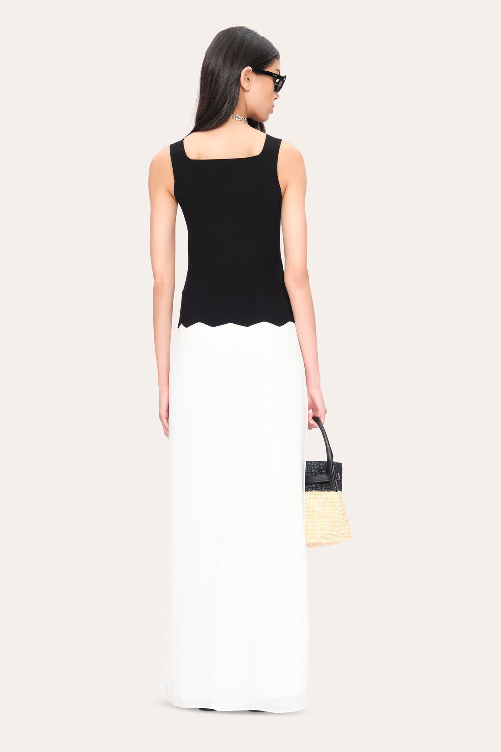 Women Scallop Hem Tank | Elie Tahari