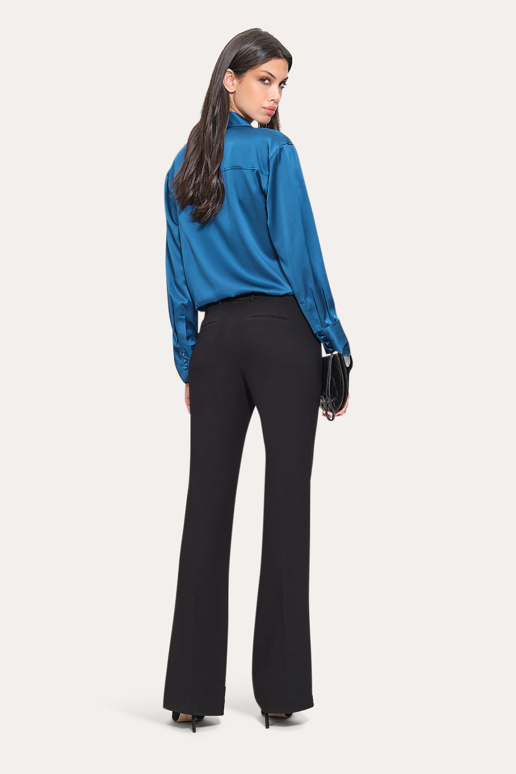 Women Silk Button Down Shirt | Elie Tahari