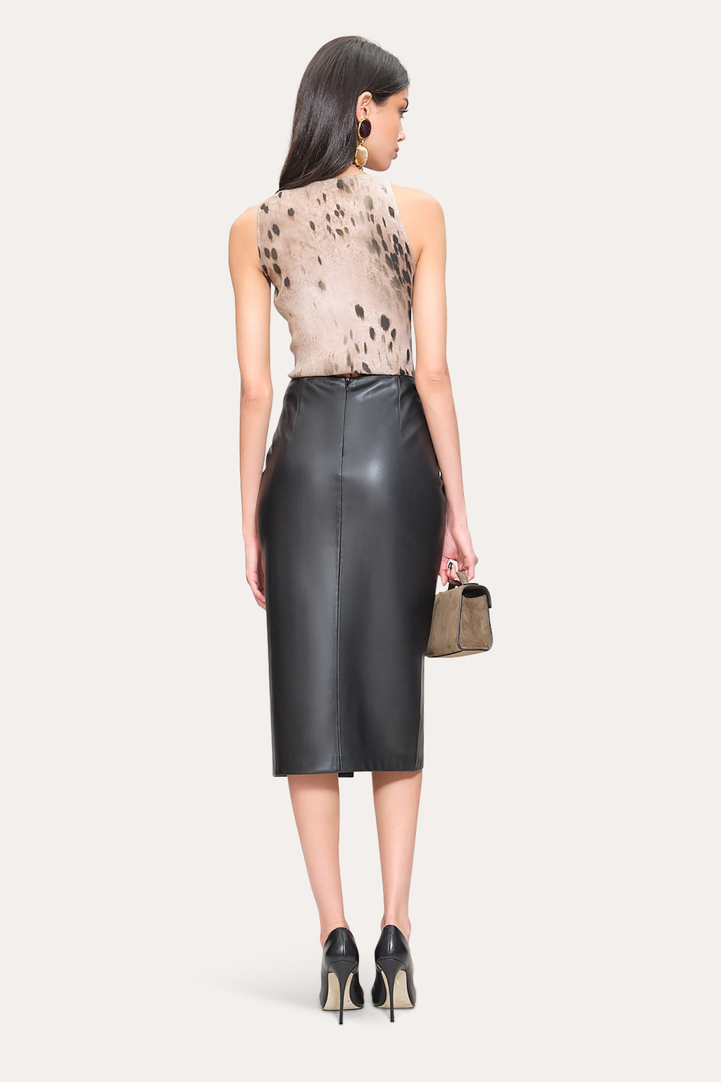 Women Ocelot Scoop Tank | Elie Tahari
