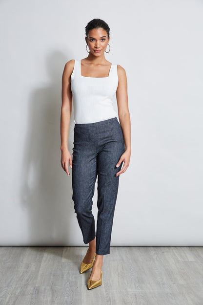Women Slim Linen Pant  | Elie Tahari