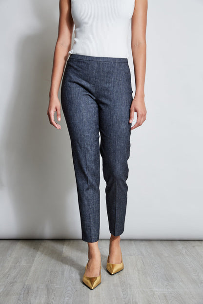 Women Slim Linen Pant  | Elie Tahari
