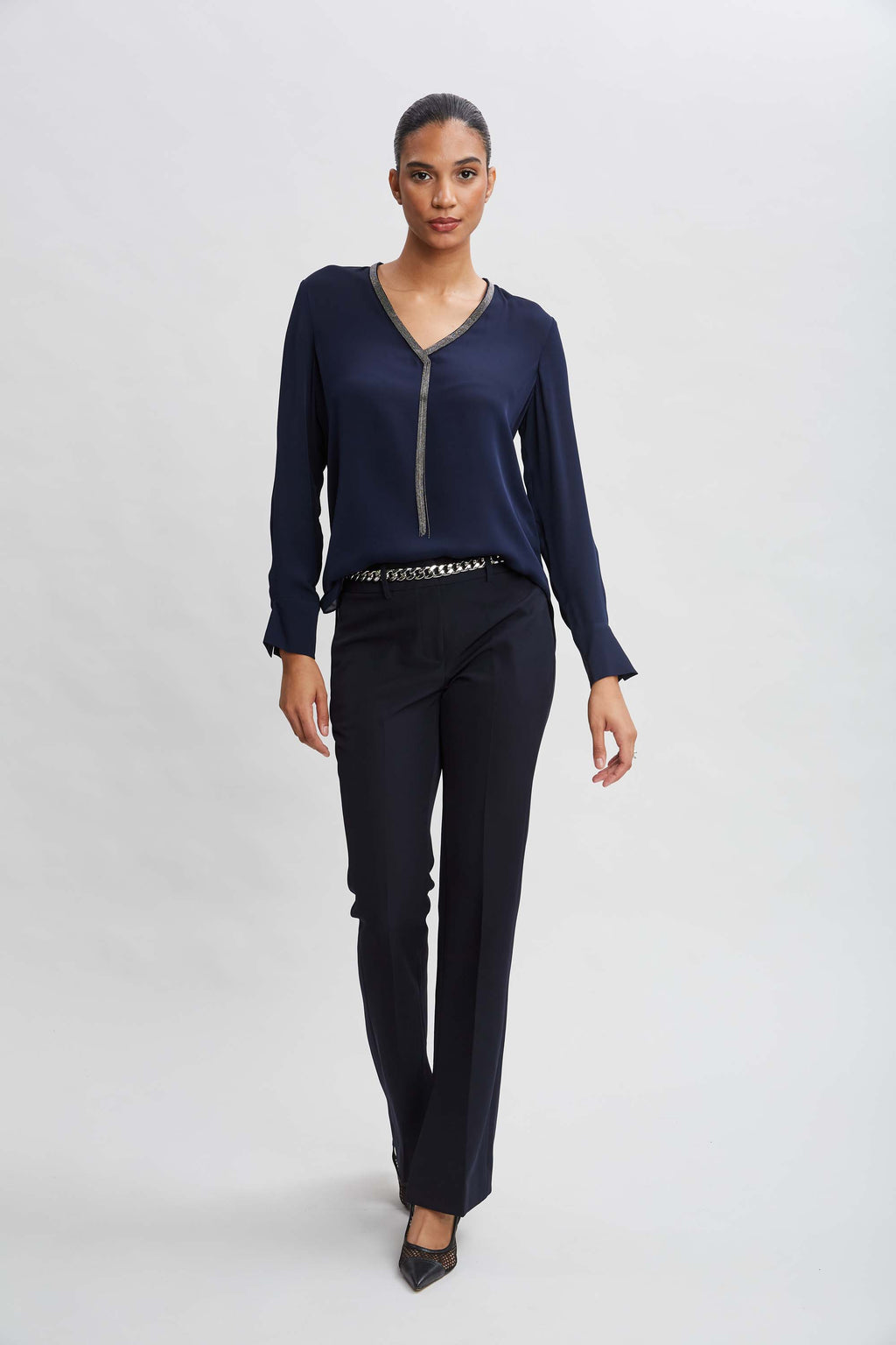 Women Slit Flare Pant  | Elie Tahari