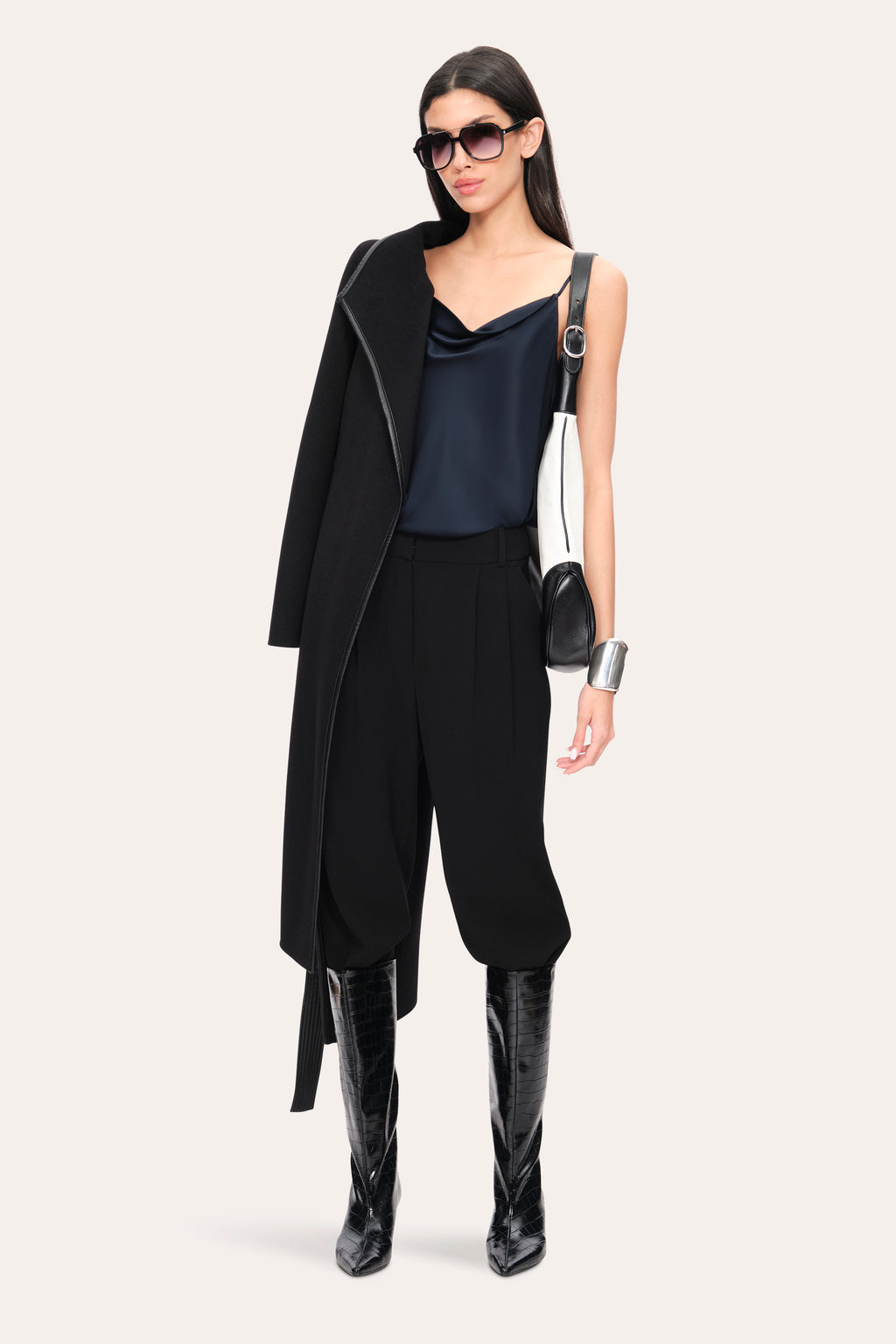 Women Silk Draped Camisole  | Elie Tahari