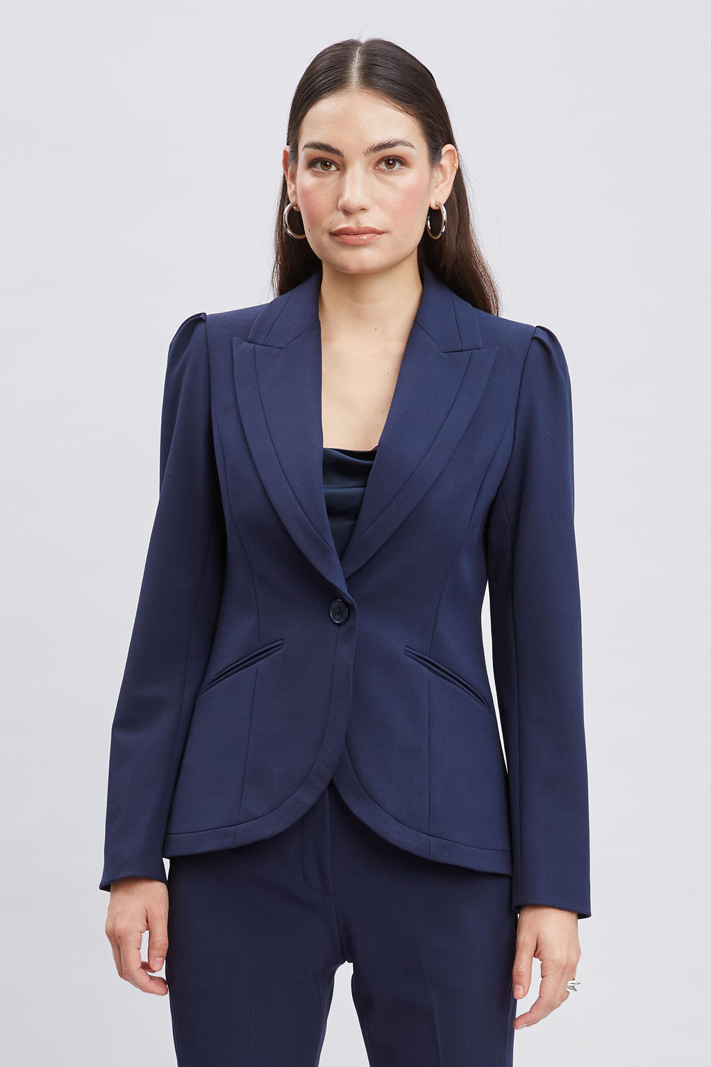 Women Contour Blazer Indigo | Elie Tahari