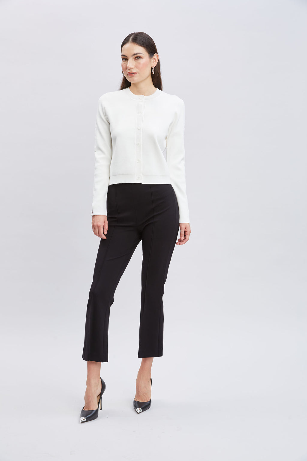 Women Micro Flare Knit Pant  | Elie Tahari