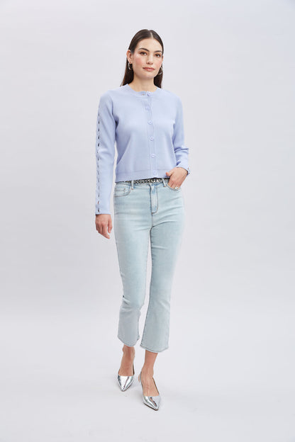 Women Micro Flare Cropped Jeans  | Elie Tahari