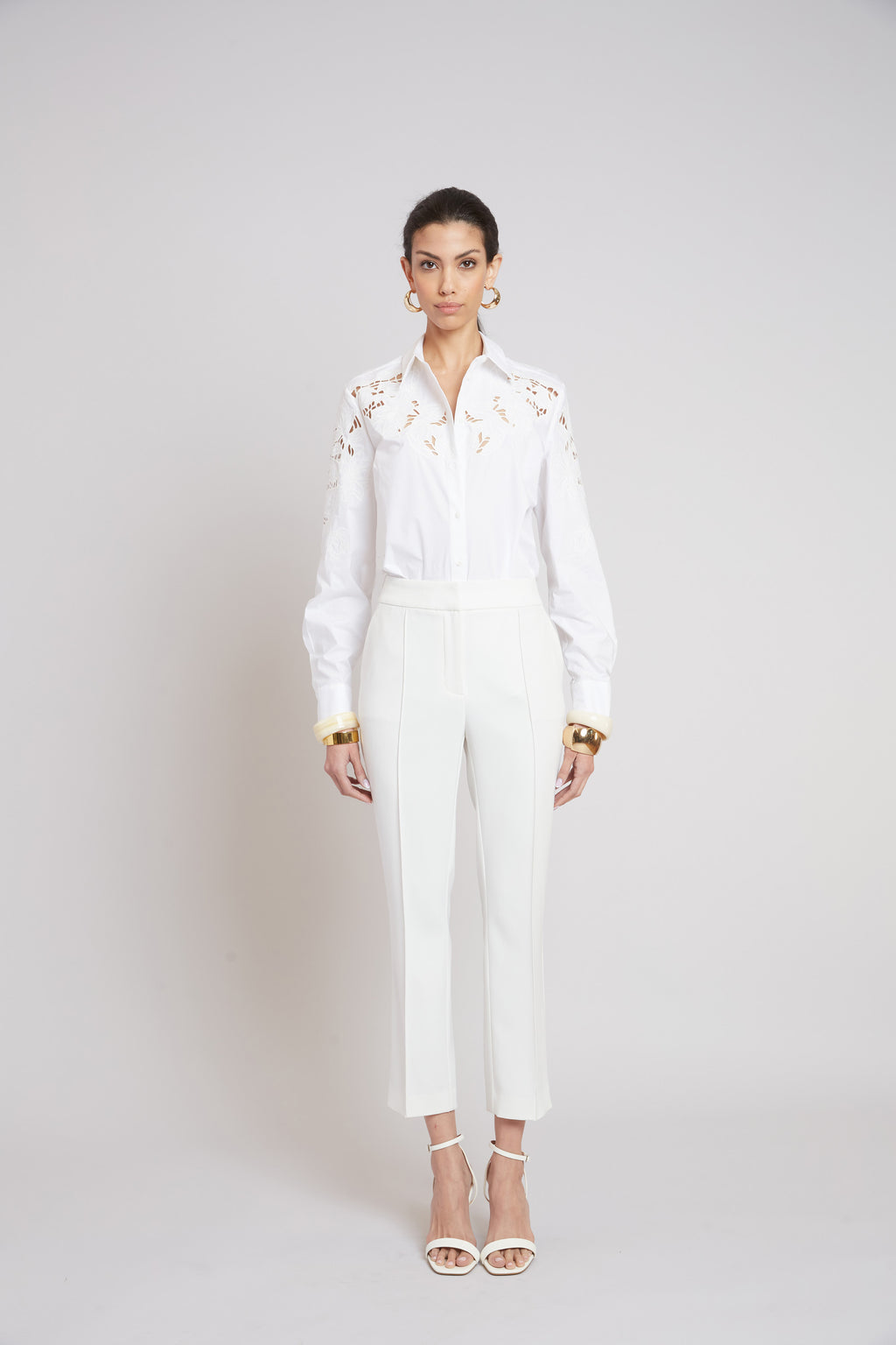 Women Micro Flare Crepe Pant  | Elie Tahari