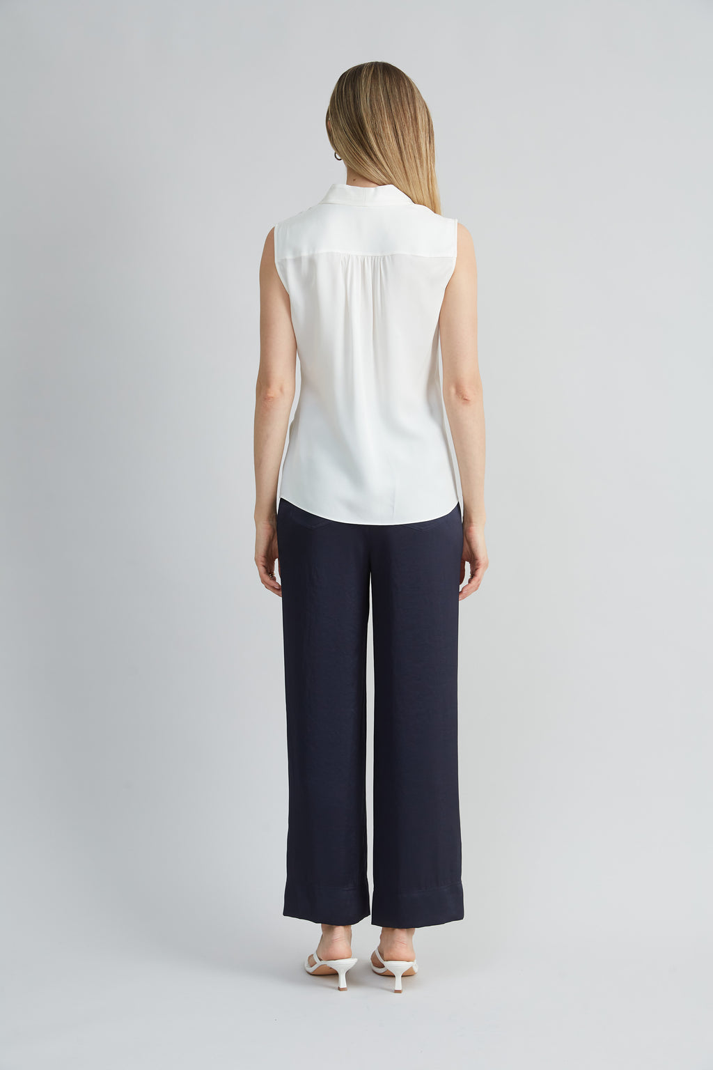 Women Silk Side Tie Shirt  | Elie Tahari