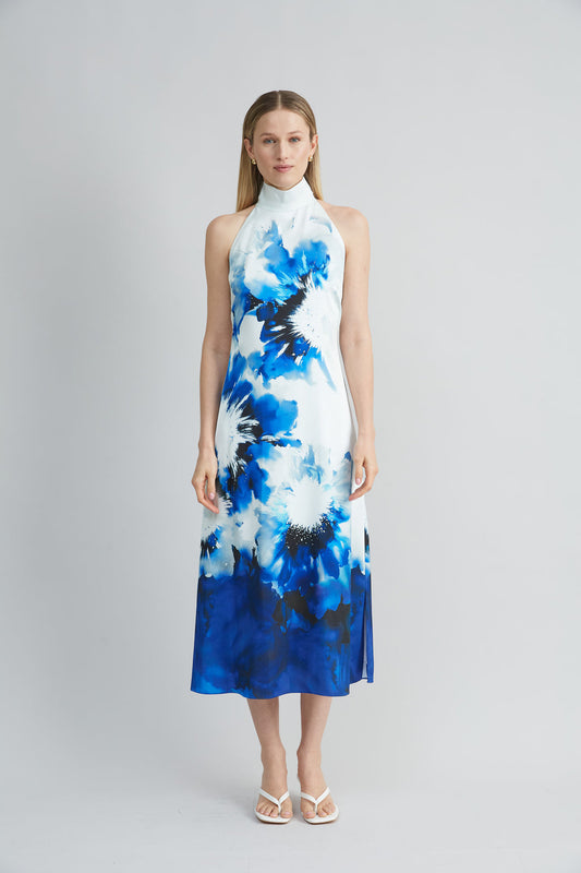 Women Maxi Halter Dress Multi | Elie Tahari