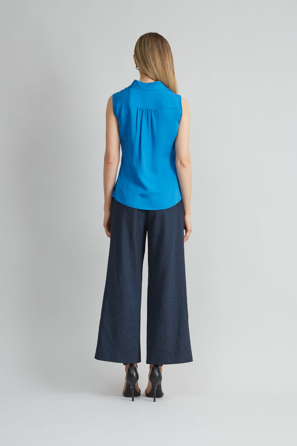 Women Silk Side Tie Shirt  | Elie Tahari