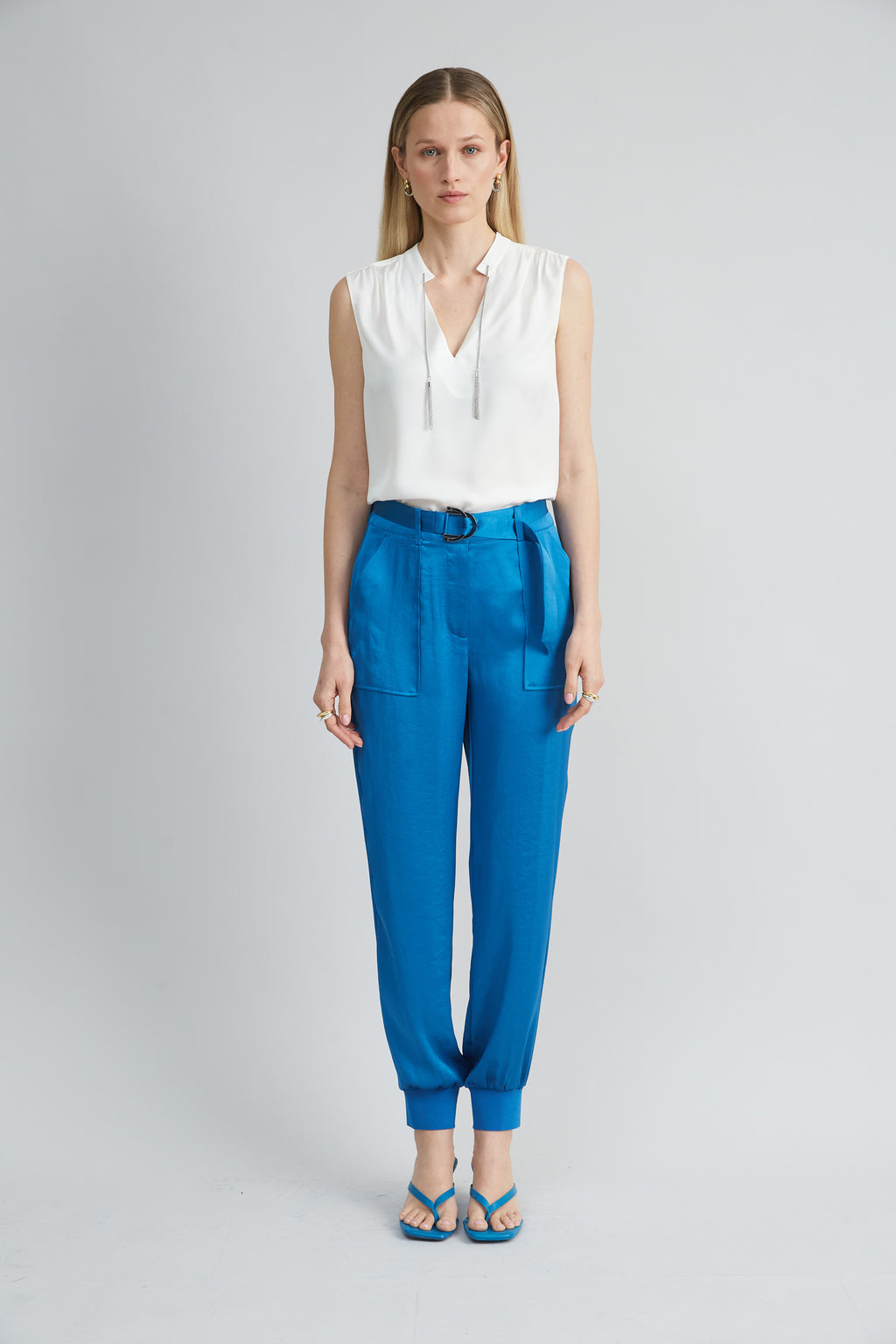 Women Silk Chain Shirt  | Elie Tahari