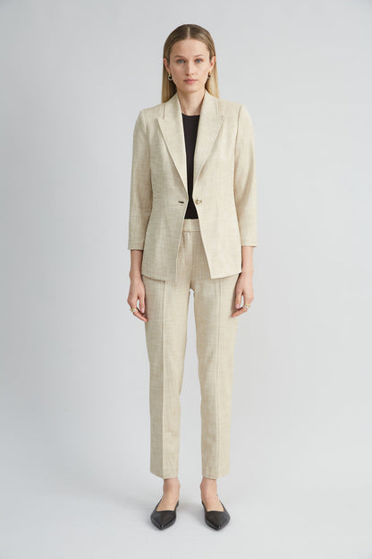 Women Melange Slim Pant  | Elie Tahari