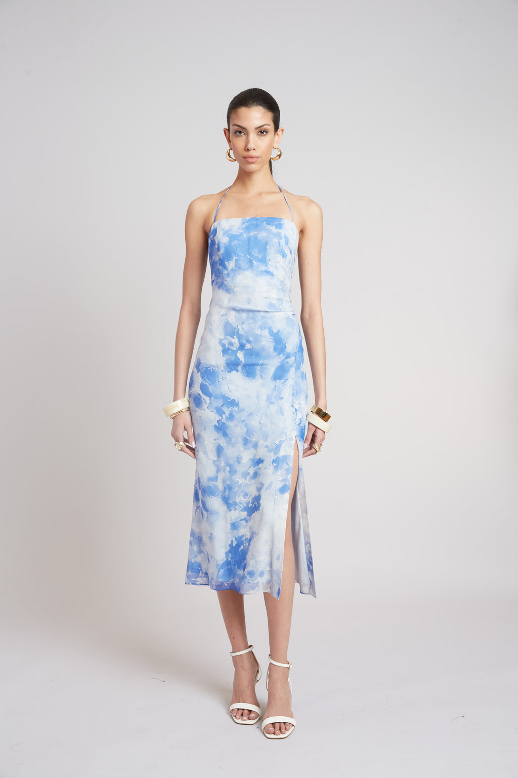Women Oceana Silk Dress Multi | Elie Tahari