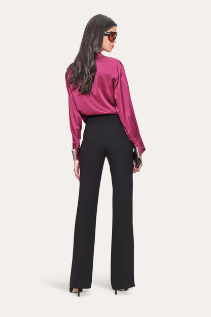 Women Silk Button Down Shirt  | Elie Tahari