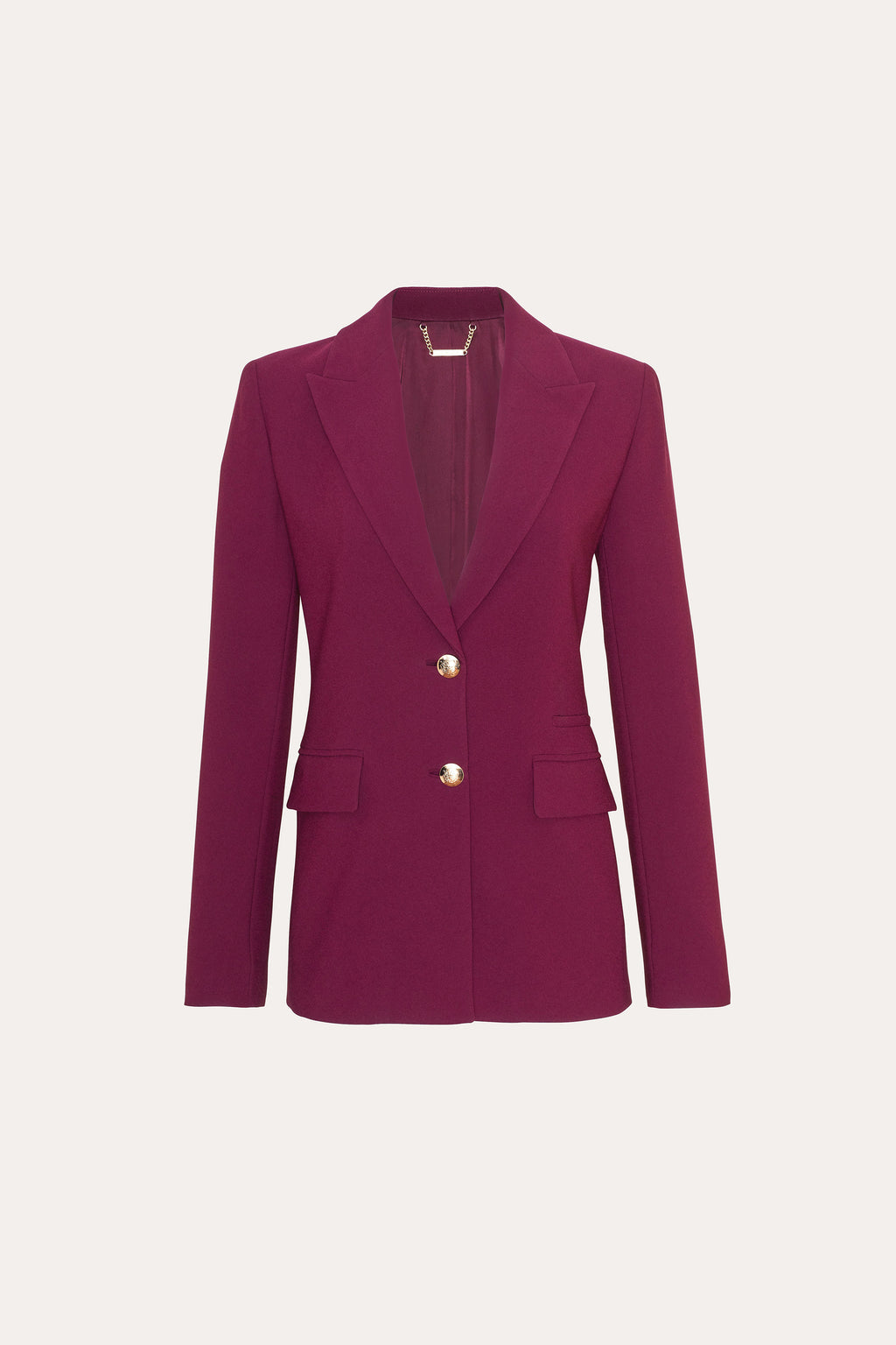 Women Double Button Blazer Mulberry | Elie Tahari