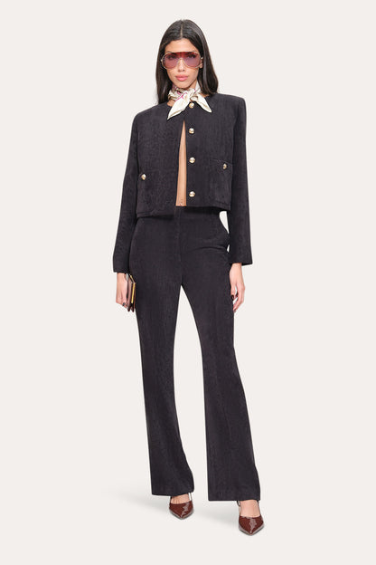 Women Corduroy Flare Pant Black | Elie Tahari